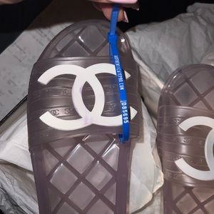 Authentic Chanel slides